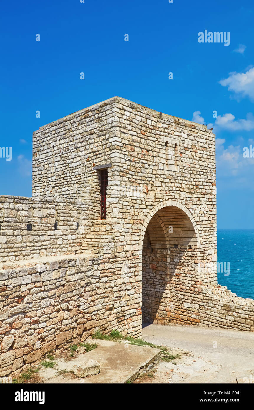 Barbican di una Vecchia Fortezza Foto Stock