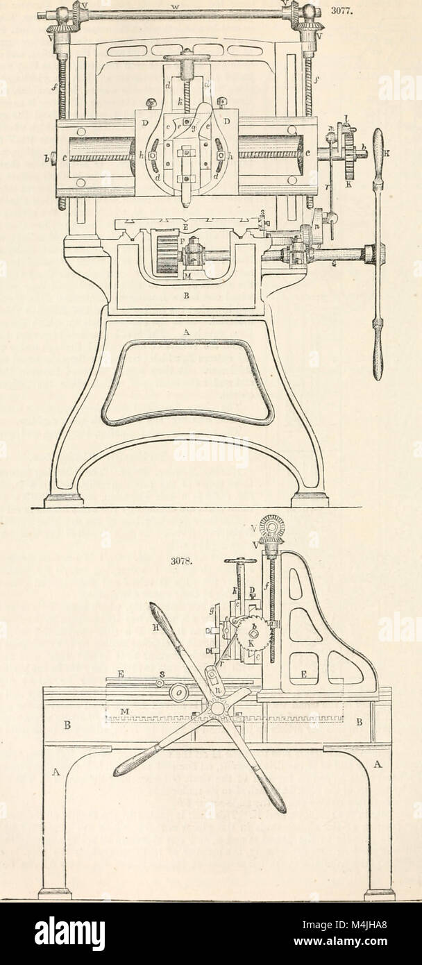 Appleton il dizionario delle macchine, meccanica, motore-lavoro e ingegneria (1869) (14784775973) Foto Stock