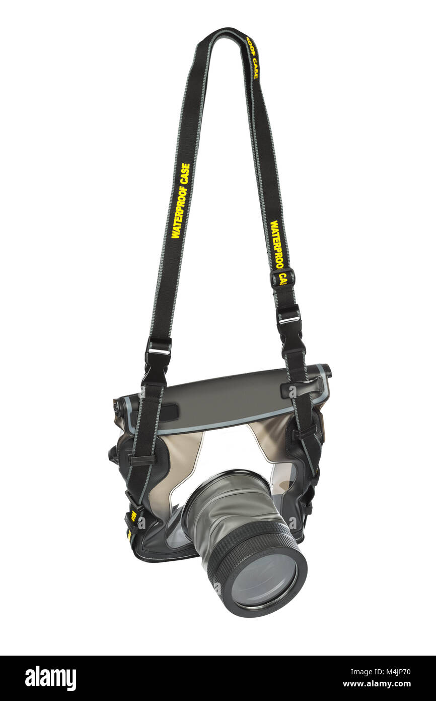 Custodia impermeabile per videocamera Foto Stock