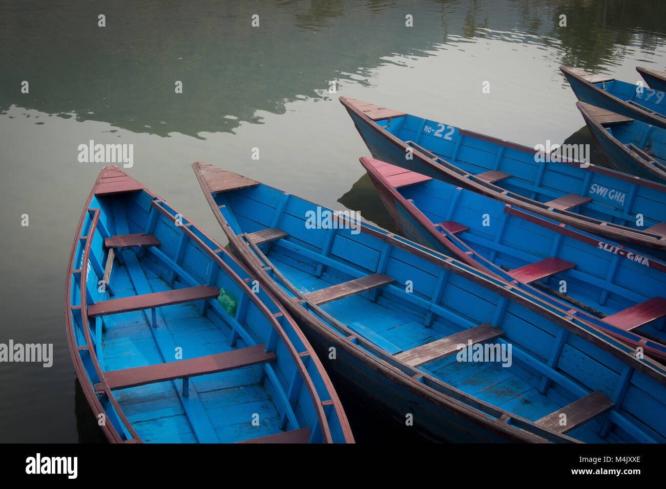 Phewa Tal Lago Foto Stock