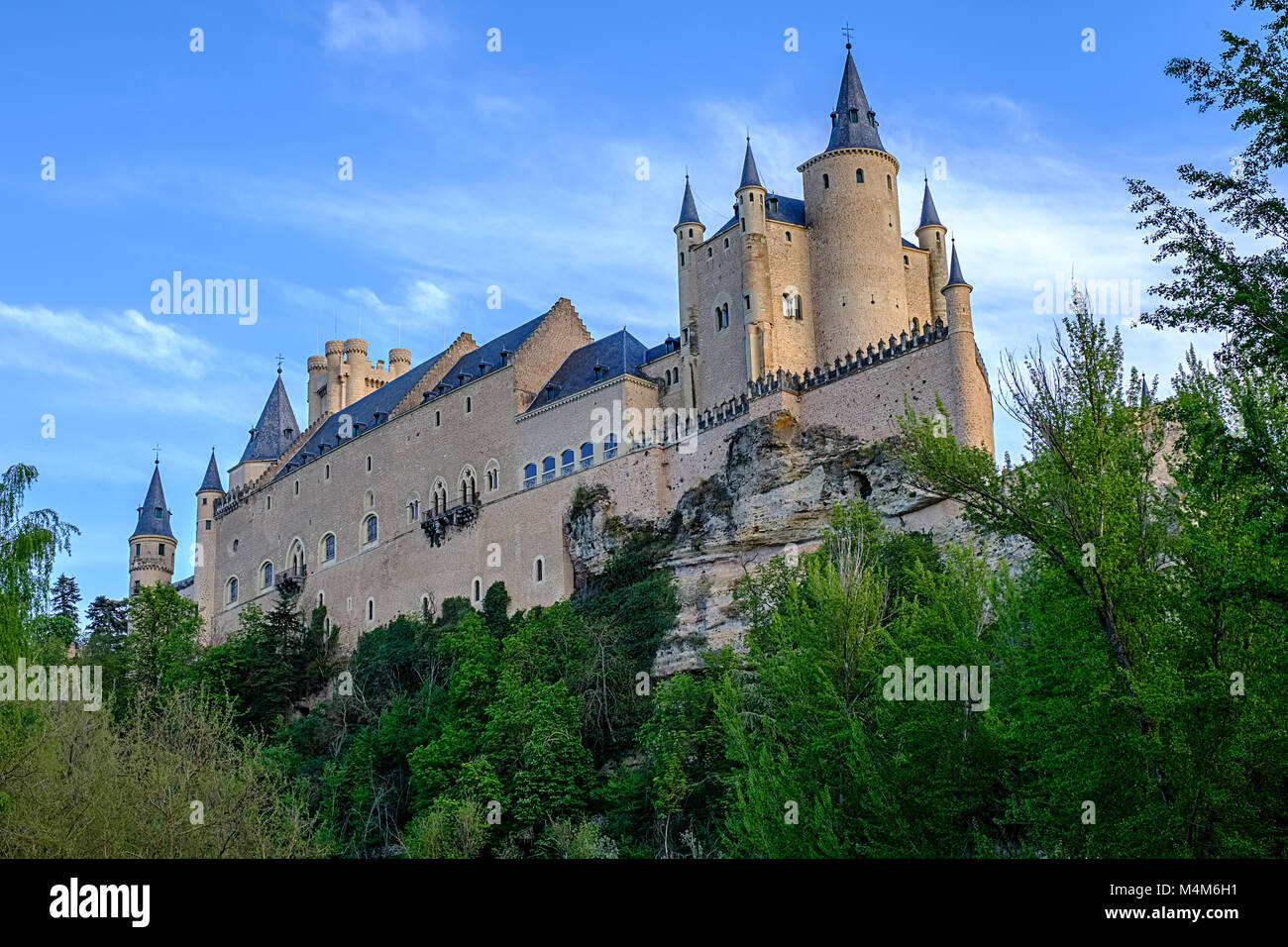 Alcazar, Sergovia, Spagna Foto Stock