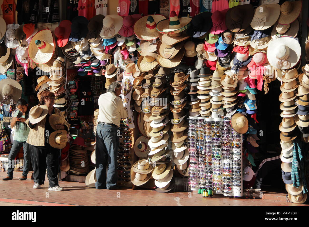 Luogo di mercato in Messico. Foto Stock