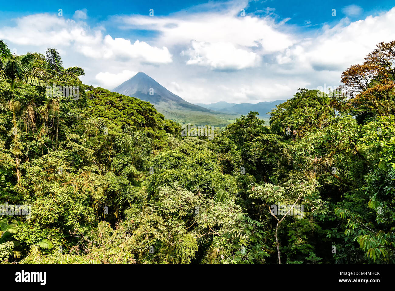 Vulcano Arenal in Costa Rica vicino a La Fortuna Foto Stock