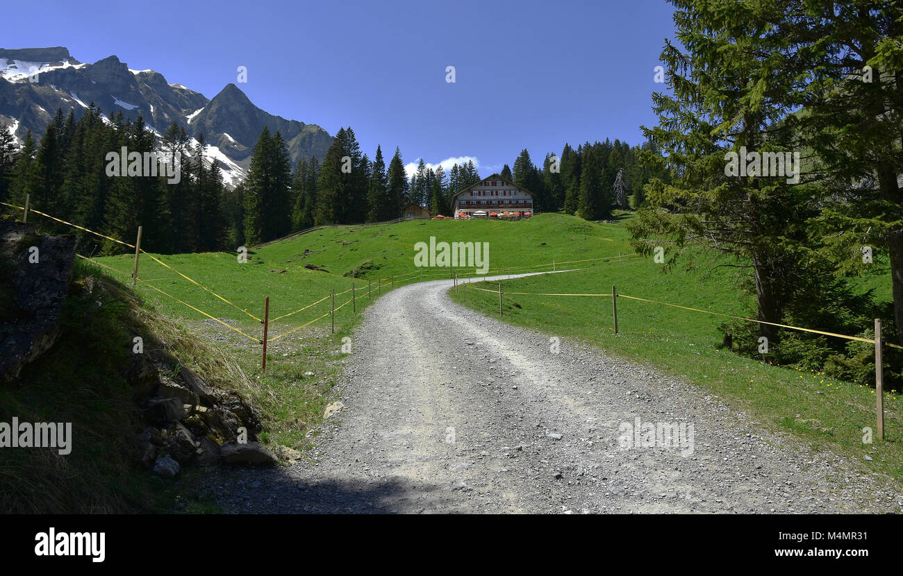 Paesaggio alpino; Alpi; Austria; Europa; Foto Stock