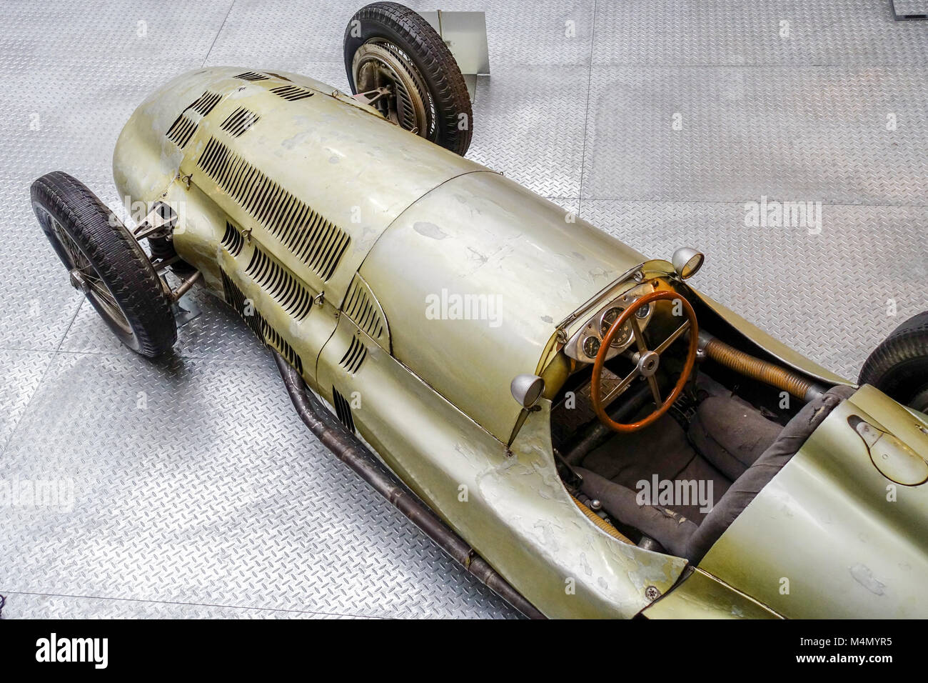 Mercedes Benz W154, auto da 1928, Museo Tecnico Nazionale, Praga, Repubblica Ceca Foto Stock