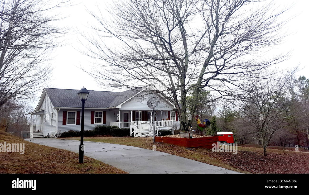 Casa rurale in Jasper, GA Foto Stock