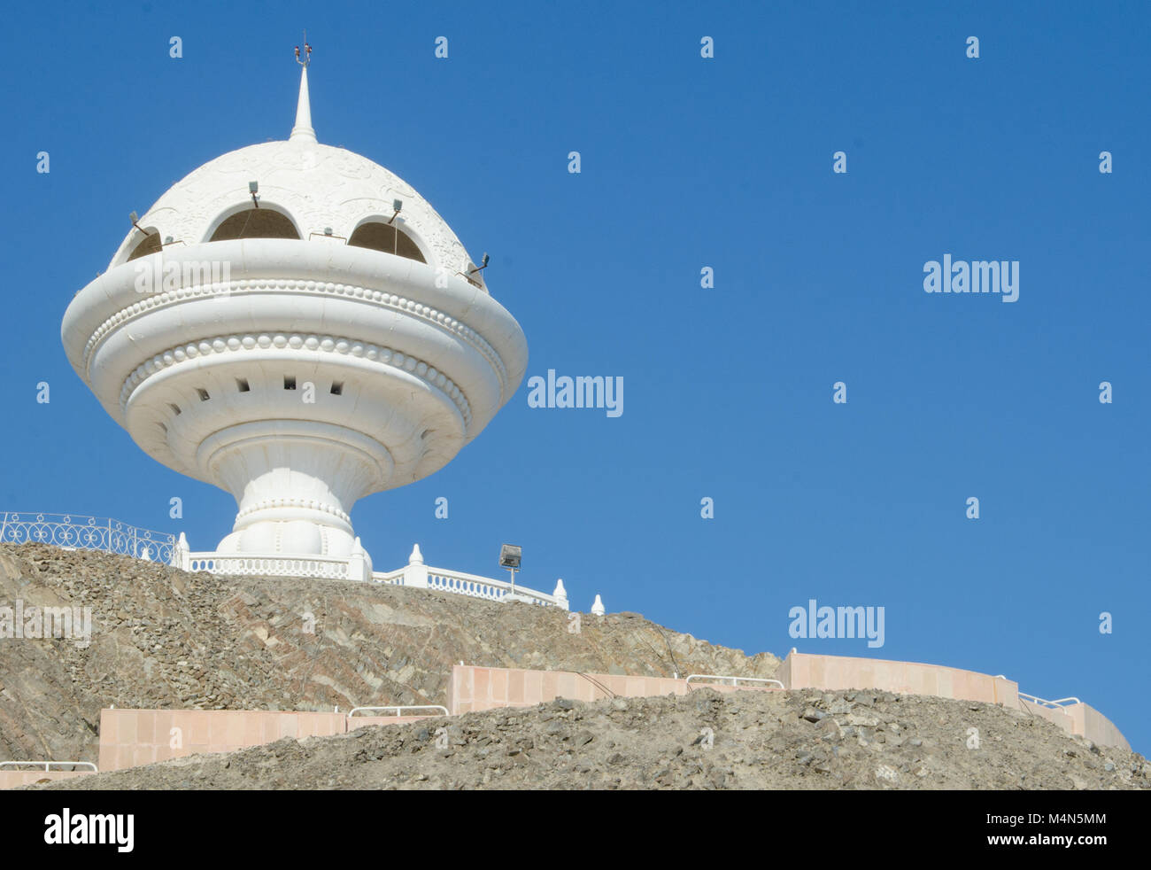 Gigante bruciatore di incenso vicino a Muscat in Oman Foto Stock