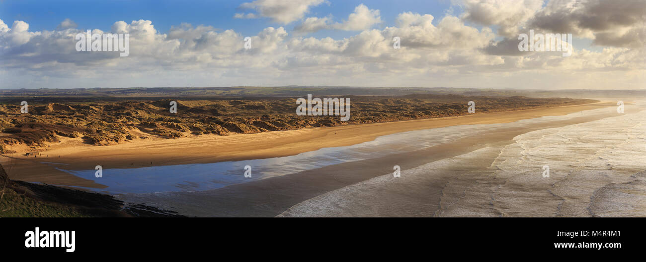 Saunton sands beach Foto Stock