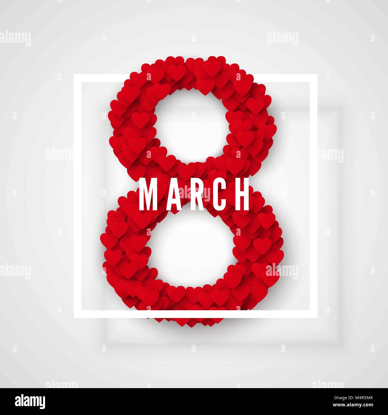 Giornata internazionale delle donne. Marzo 8 cartoline di auguri. Sito Web concetto di banner. Illustrazione Vettoriale Illustrazione Vettoriale