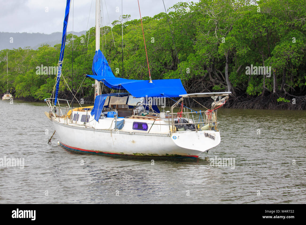 Ingresso Dicksons fluviale in Port Douglas del Nord del Queensland, Australia Foto Stock