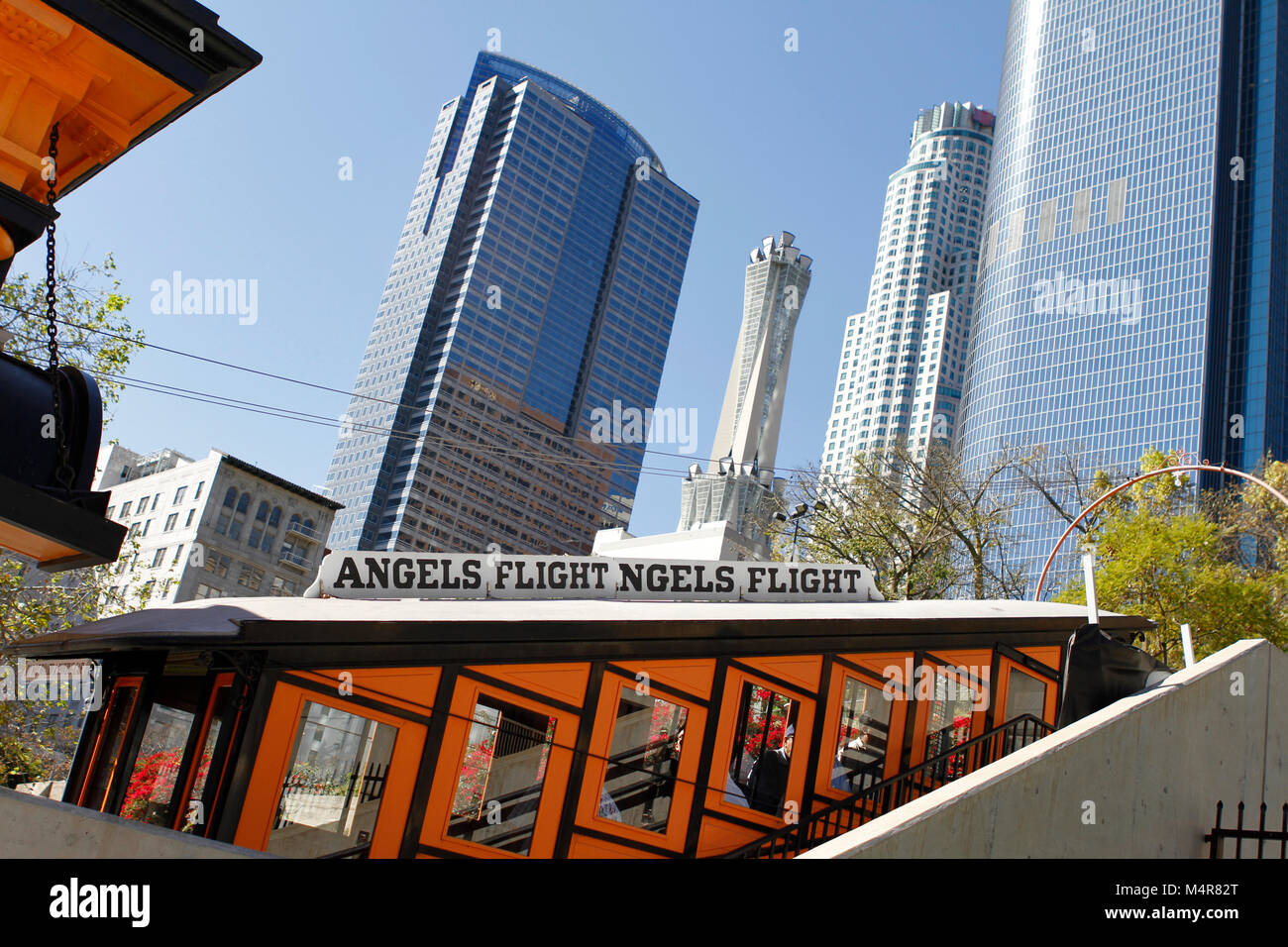Il volo degli Angeli di Bunker Hill, Los Angeles Foto Stock