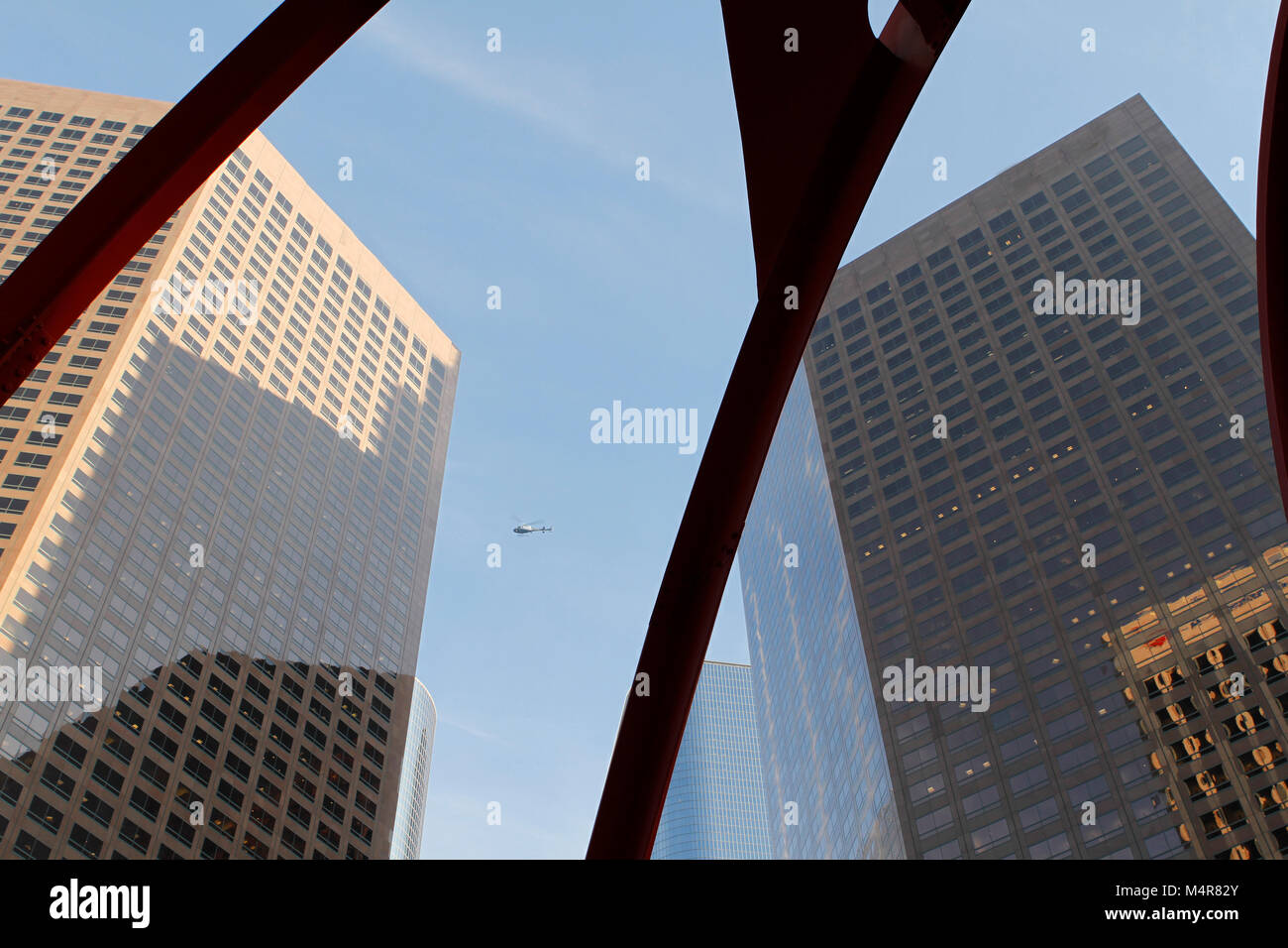 Grattacieli su Bunker Hill, L.A. Foto Stock