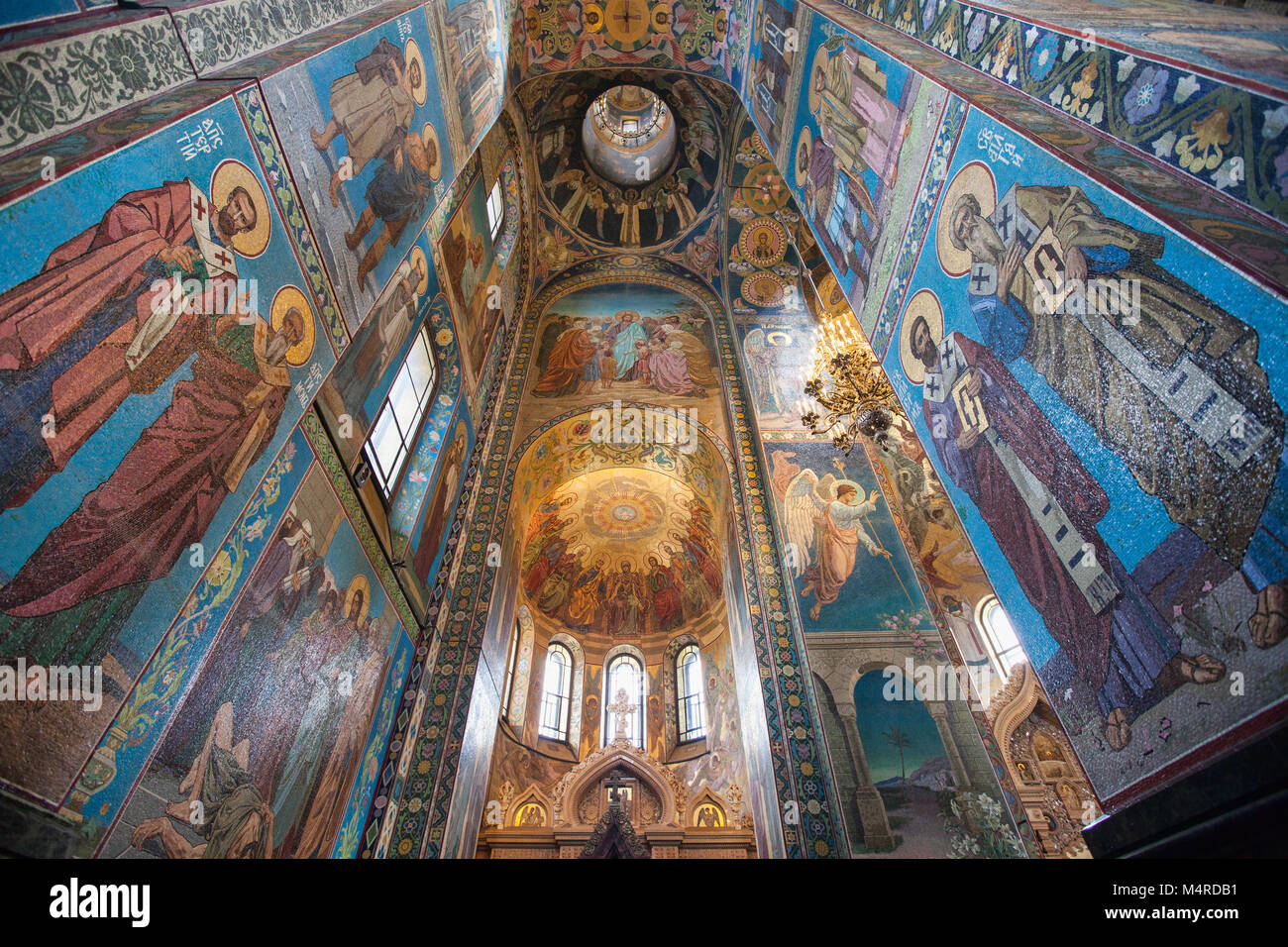 Chiesa del Salvatore sul sangue. San Pietroburgo Foto Stock