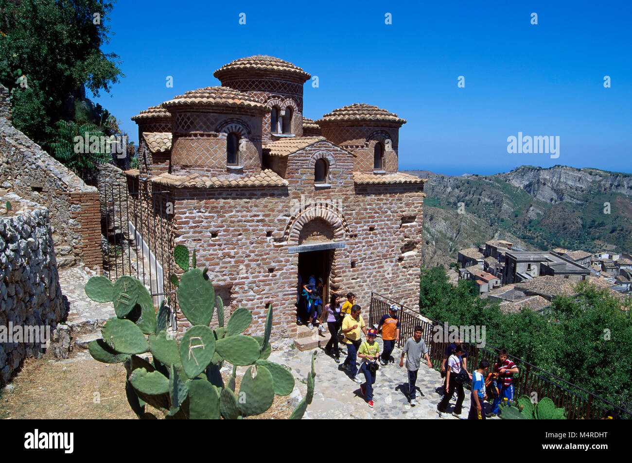 Stilo, Byzantinic chiesa cattolica, Calabria, Italia Foto Stock