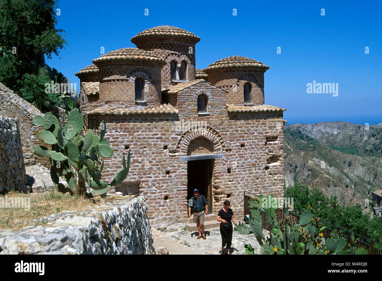 Stilo, Byzantinic chiesa cattolica, Calabria, Italia Foto Stock