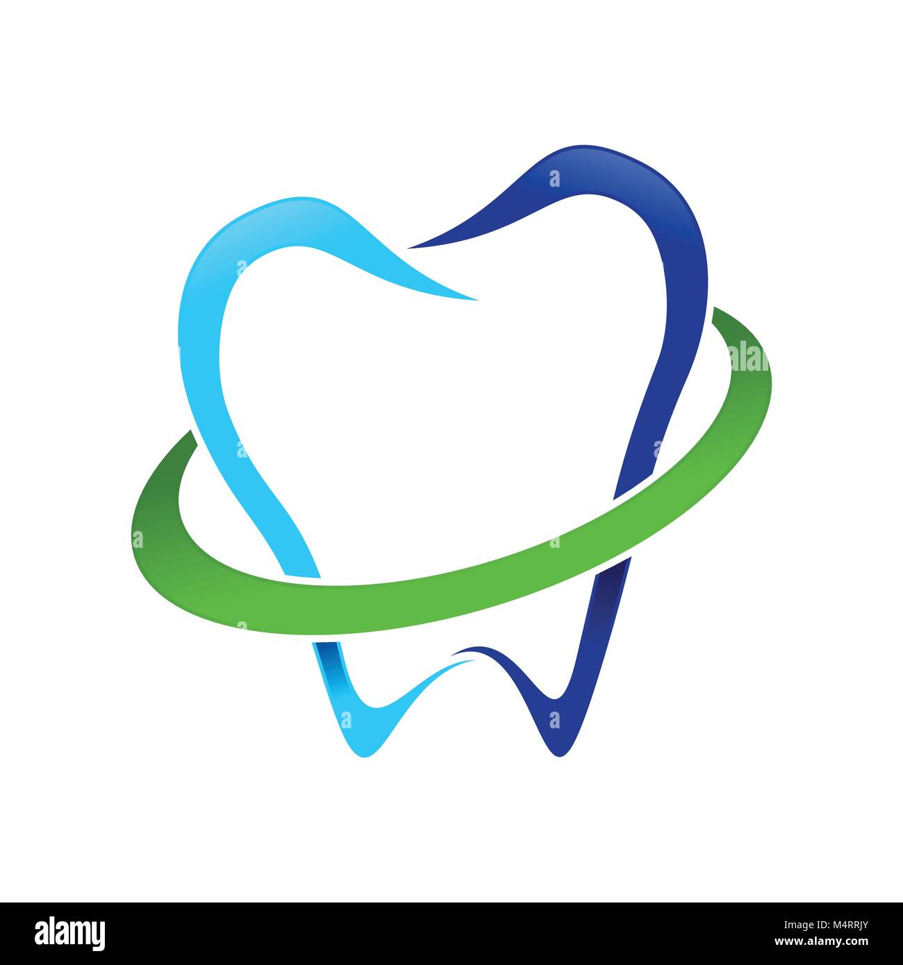 Protezione dentale simbolo Vector Graphic Logo Design Illustrazione Vettoriale