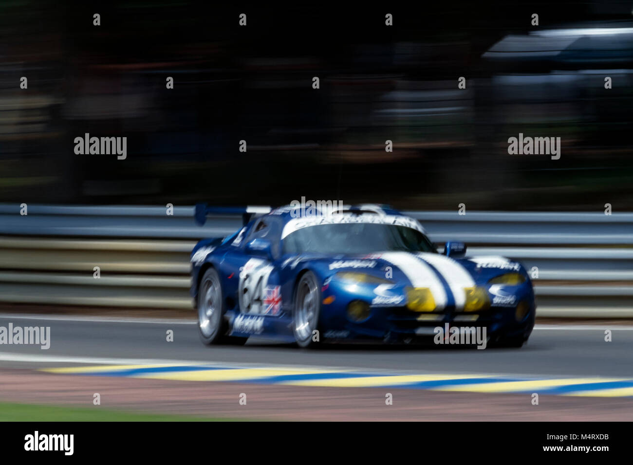 24H di Le Mans 1997,Chrysler Viper GTS-R, Hans Hugenholtz, Jari Nurminen, Chris Gleason Foto Stock