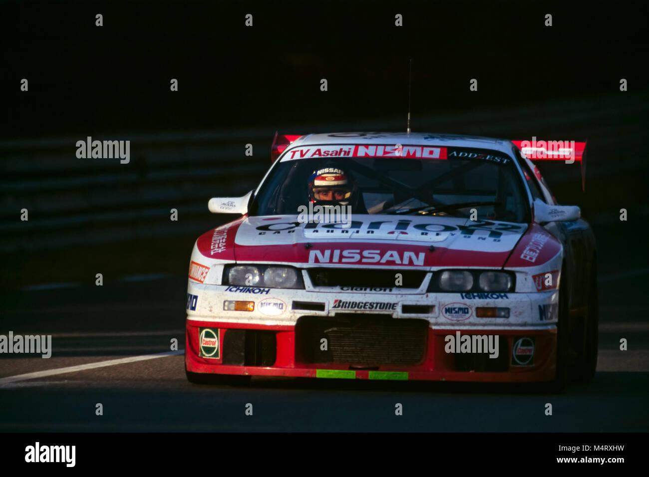 24H di Le Mans 1996,Nissan Skyline GT-R LM,Aguri Suzuki,Masahiko Kageyama,Masahiko Kondo Foto Stock