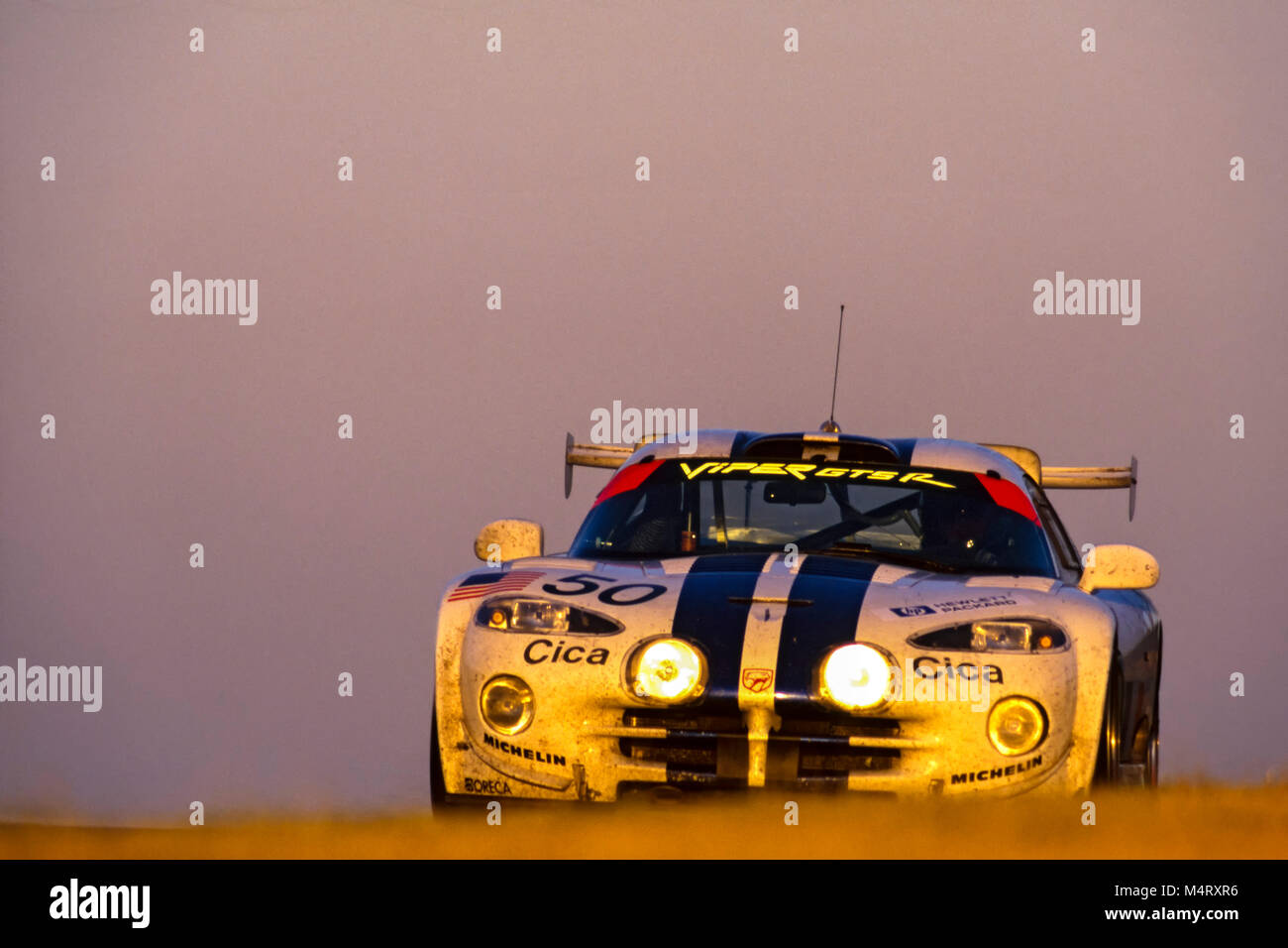 24H di Le Mans 1996,Viper Team Oreca, Chrysler Viper GTS-R,Philippe Gache,Eric Hélary,Olivier Beretta Foto Stock