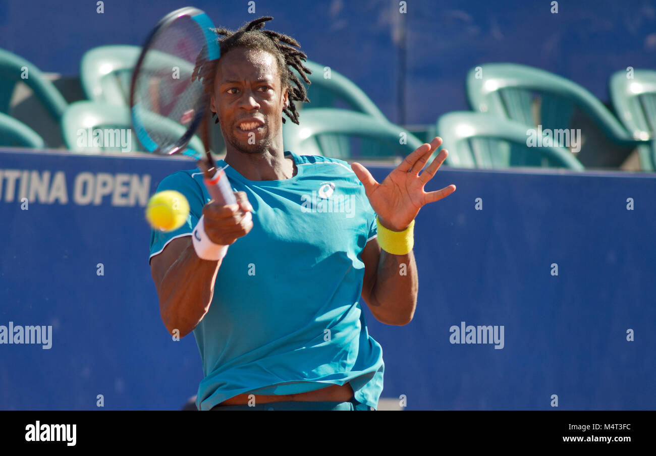 Gael Monfils (Francia) - Argentina Open 2018 Credit: Mariano Garcia/Alamy Live News Foto Stock