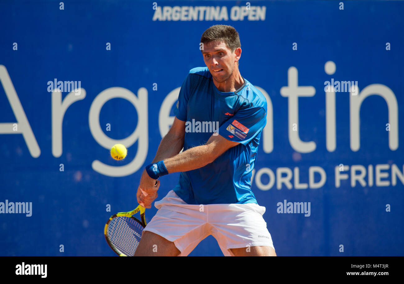 Federico Delbonis - Argentina Open 2018 Credit: Mariano Garcia/Alamy Live News Foto Stock