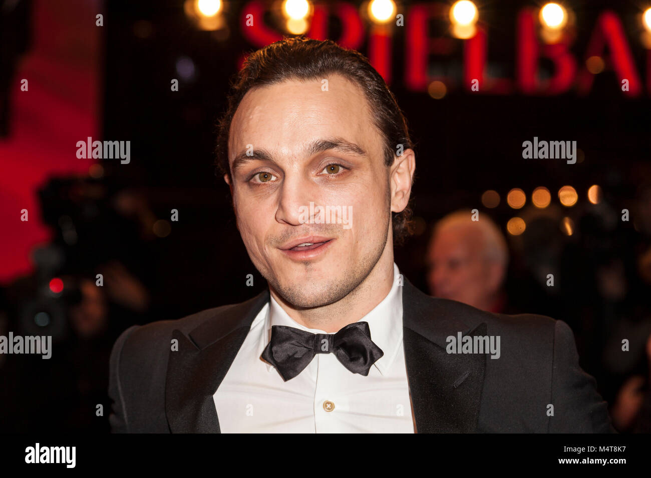 Franz Rogowski (attore tedesco) alla Berlinale per la premiere "transito" il 17 di febbraio 2018 a Berlino Credito: Stefan Papp/Alamy Live News Foto Stock