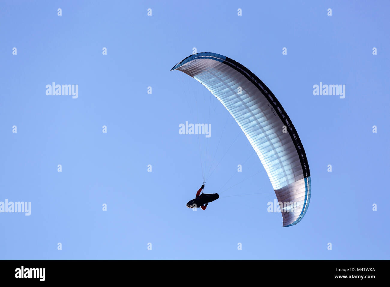 Sky Diver galleggianti in aria Foto Stock