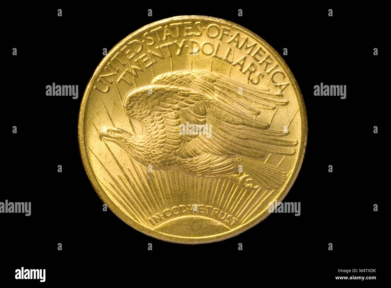 Oro americano $20 Foto Stock