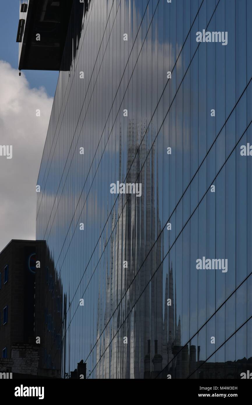 Londra il cielo di raschiatori e dello skyline di modifica Foto Stock