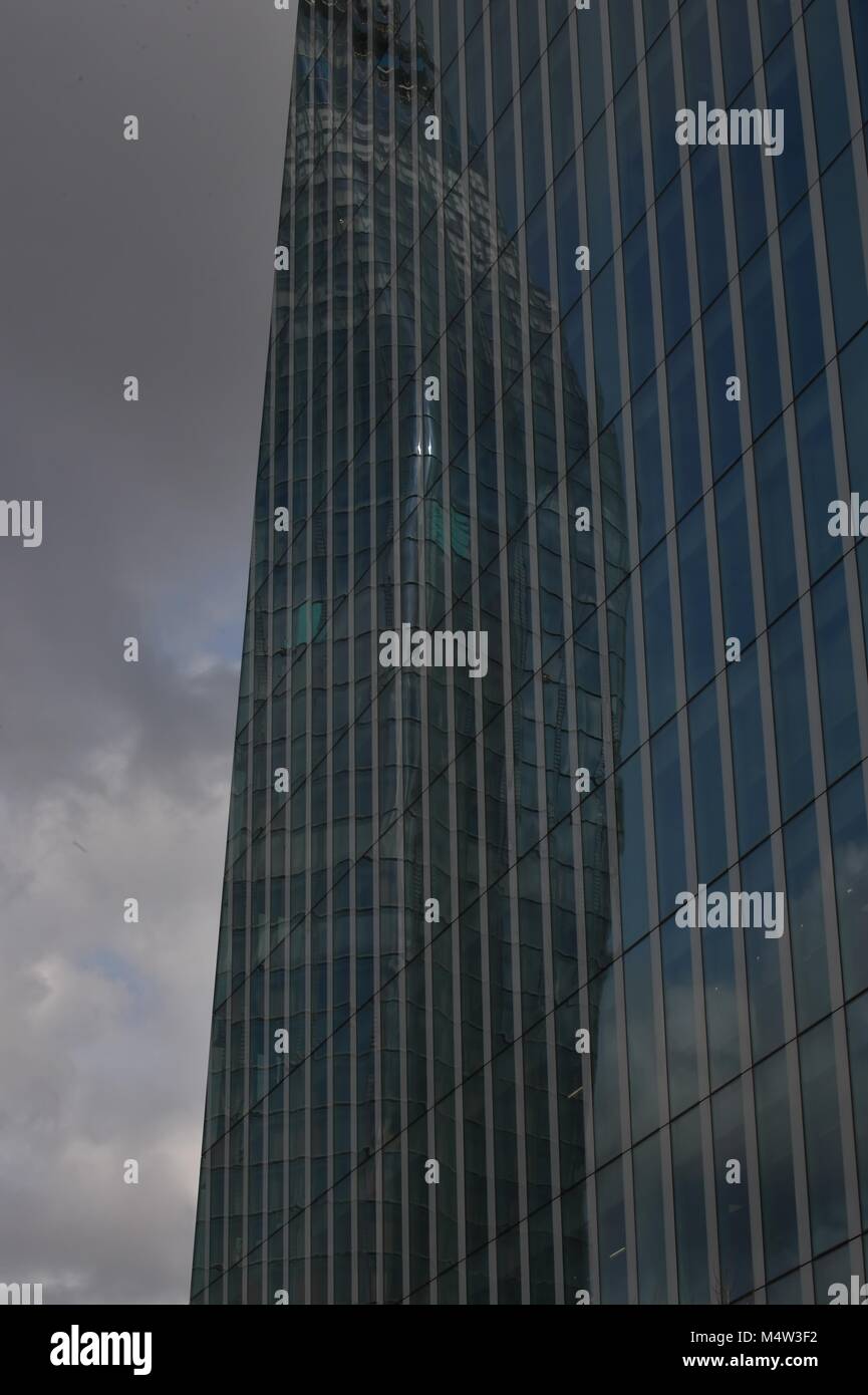 Londra il cielo di raschiatori e dello skyline di modifica Foto Stock