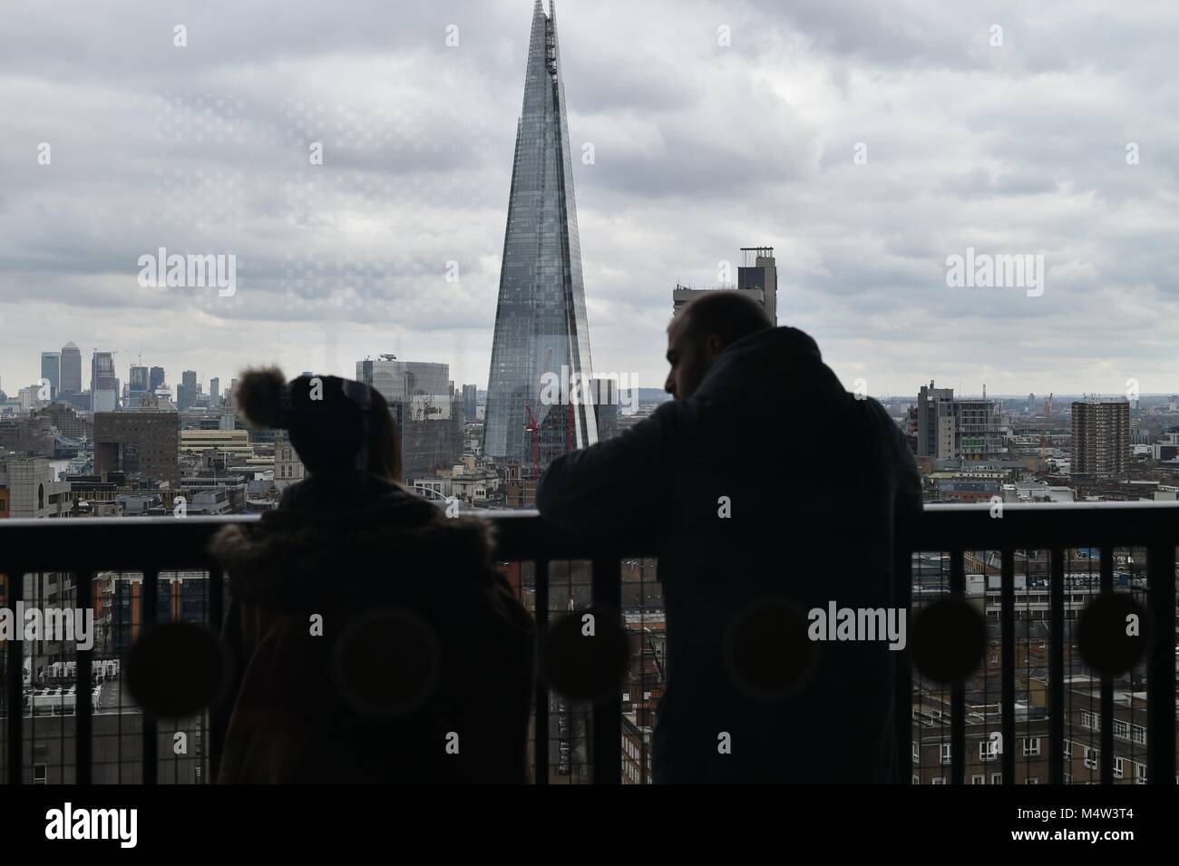 Londra il cielo di raschiatori e dello skyline di modifica Foto Stock