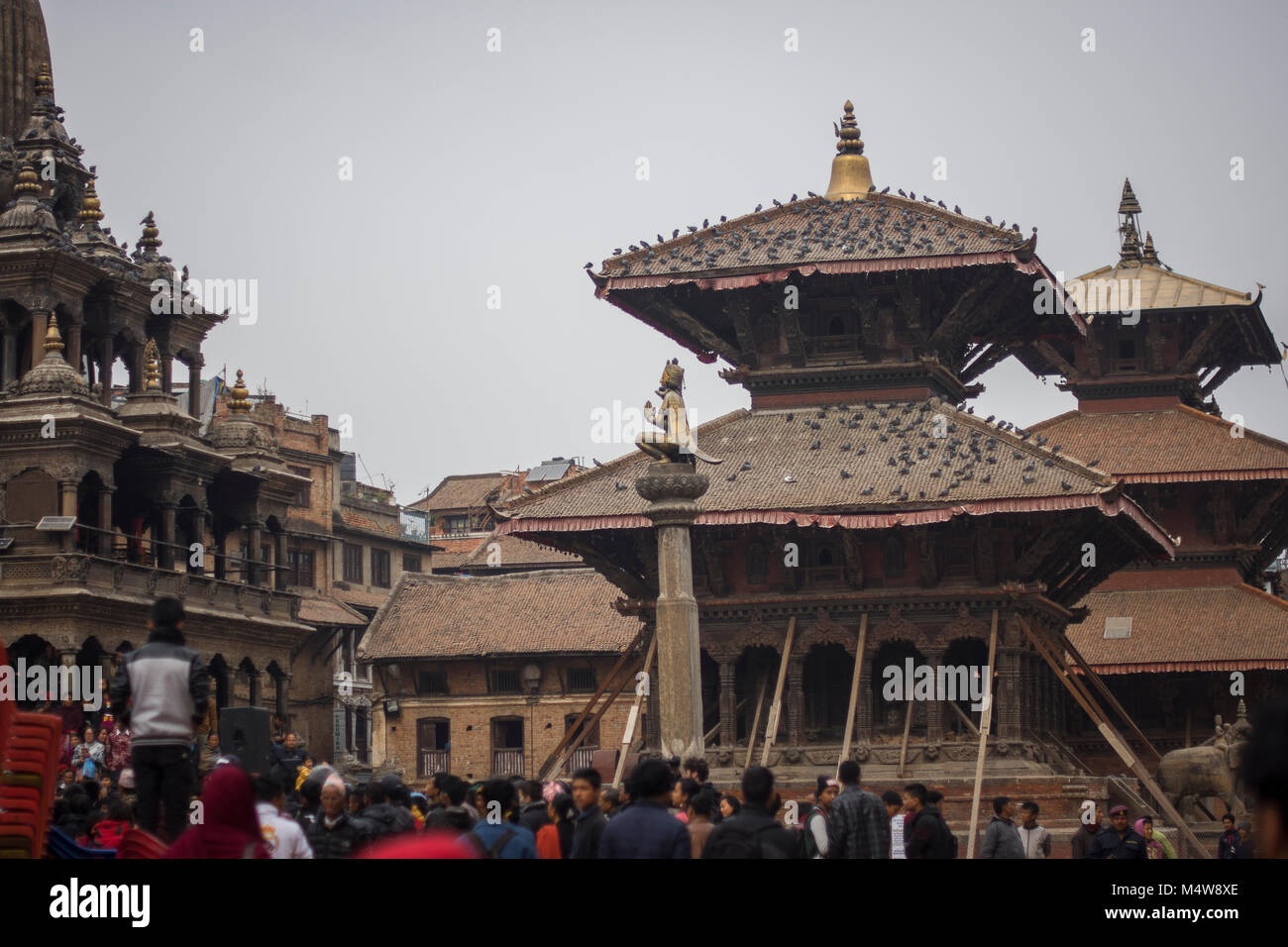 Patan Durbar Square, Lalitpur (Nepal) Foto Stock