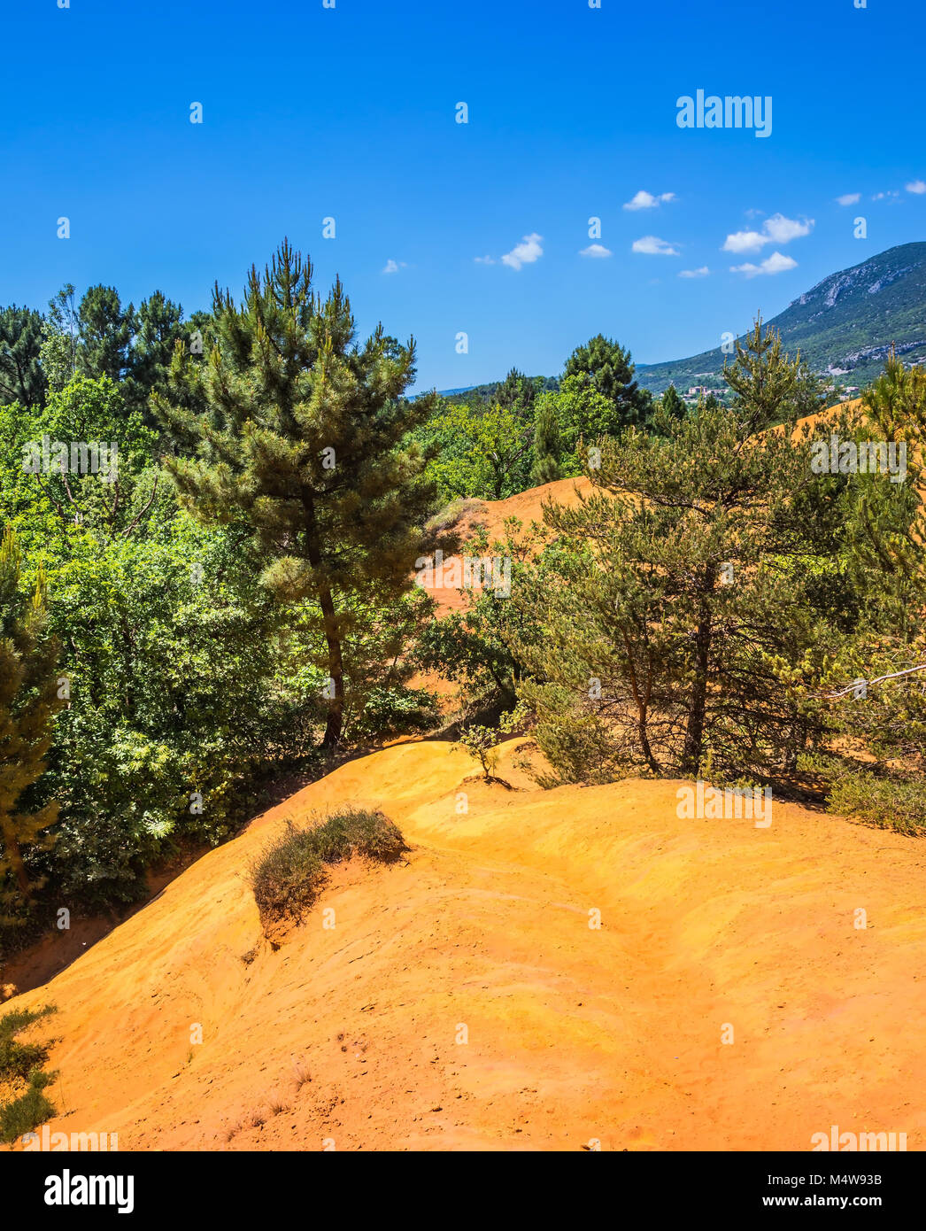 La riserva di colorante naturale - ocra Foto Stock