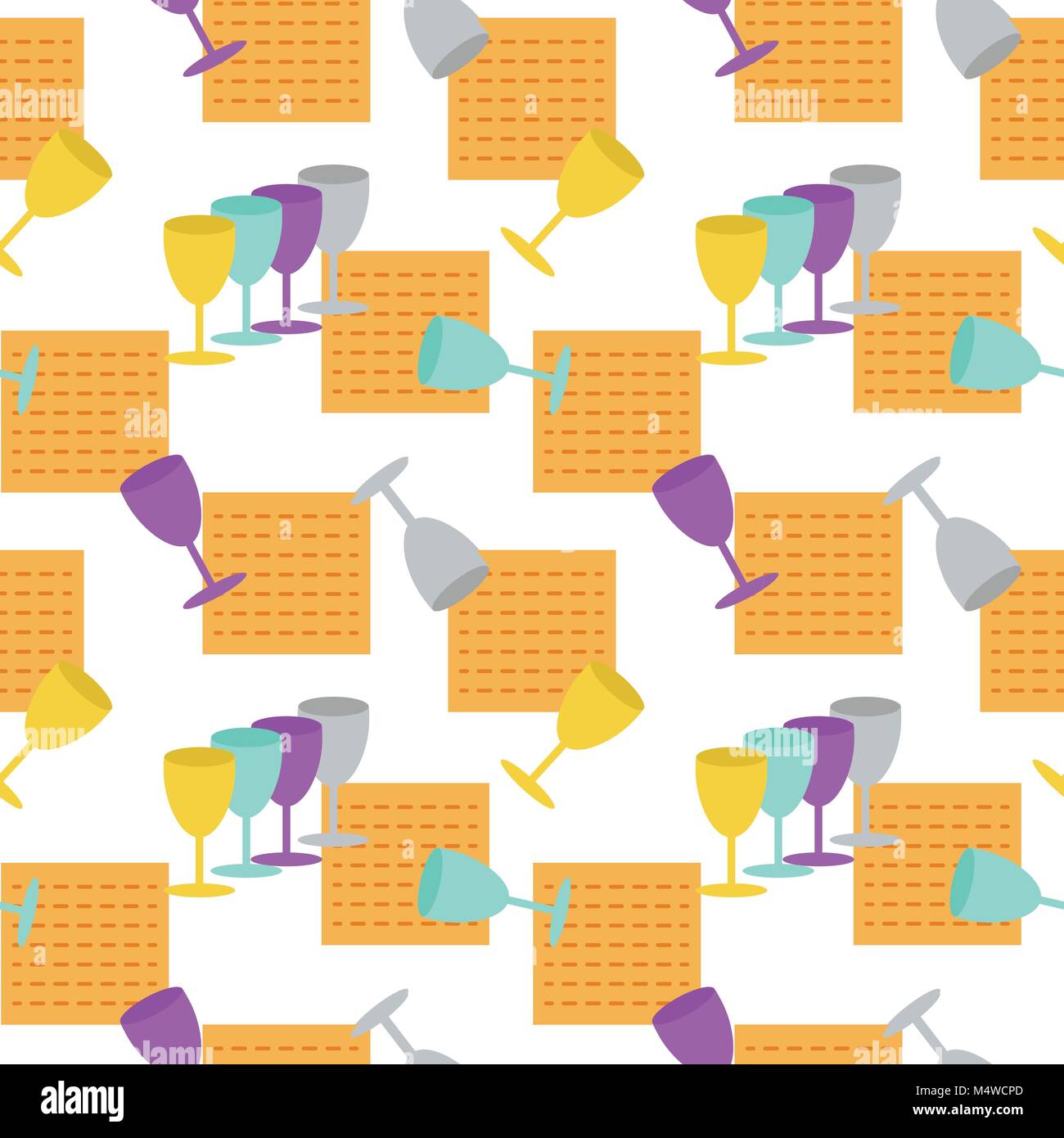 Pasqua seamless sfondo pattern Illustrazione Vettoriale