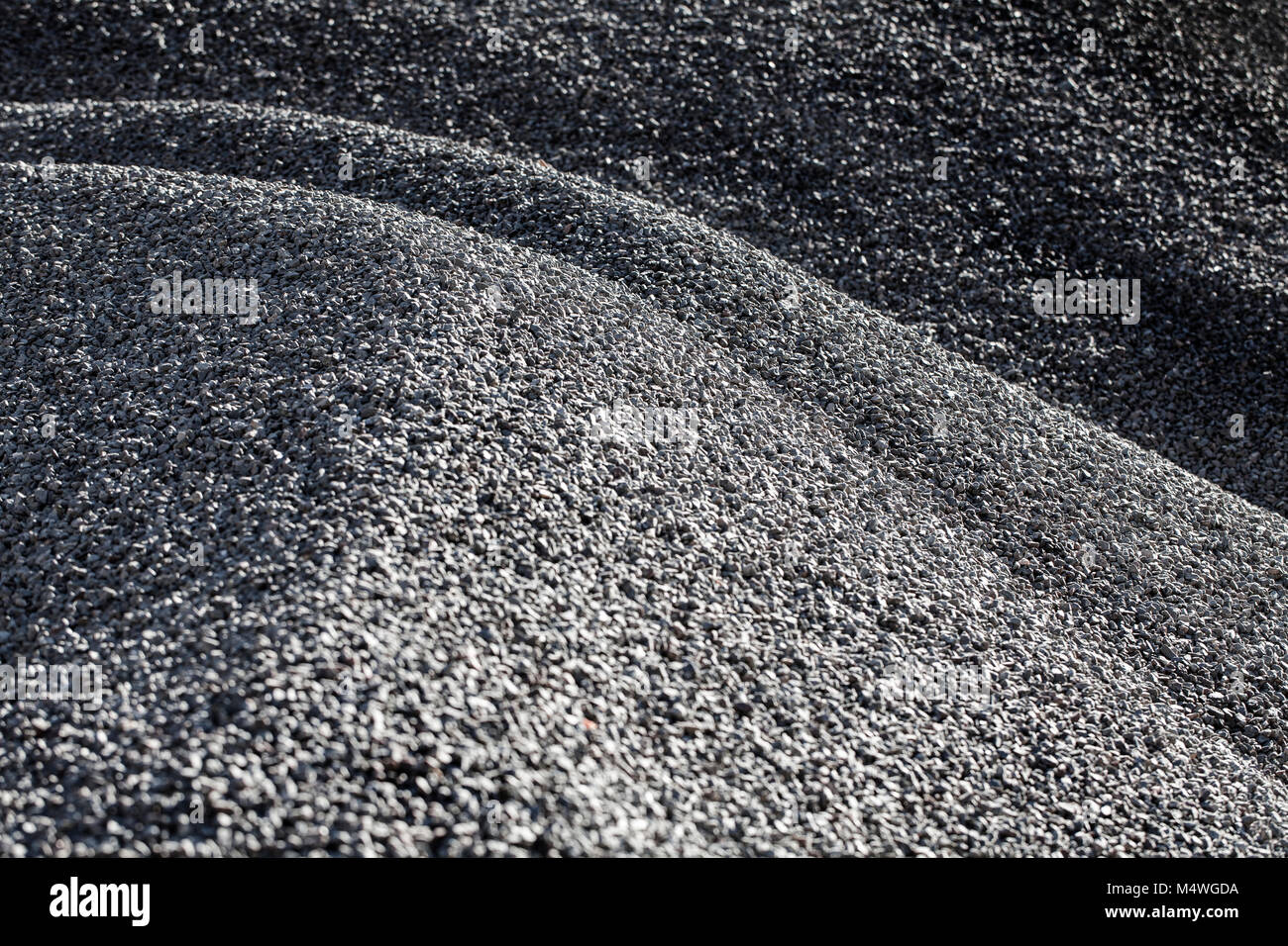 Il pietrisco, aprire cast mining Foto Stock