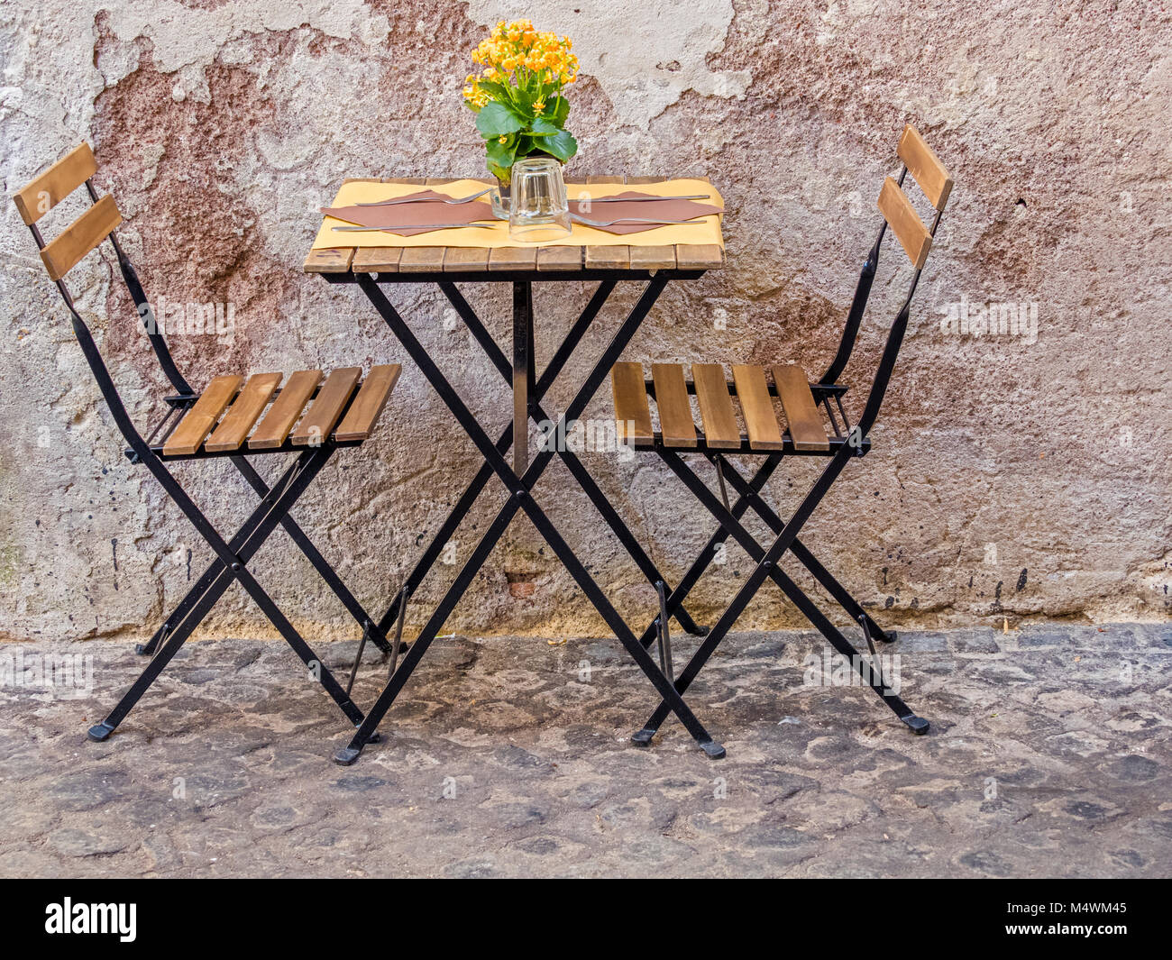 Ristorante a Roma, Italia Foto Stock