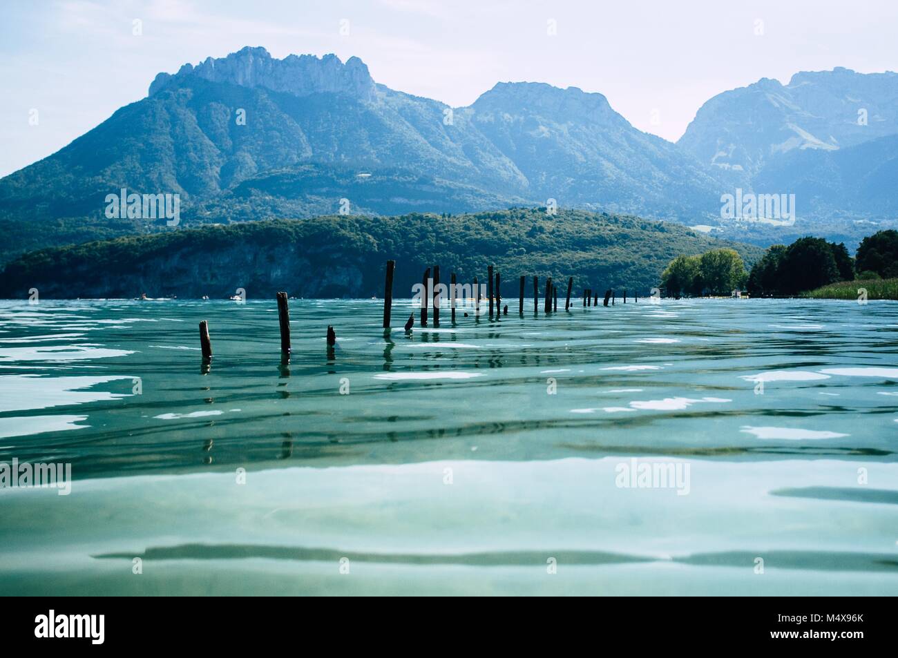 Lago di Annecy Foto Stock