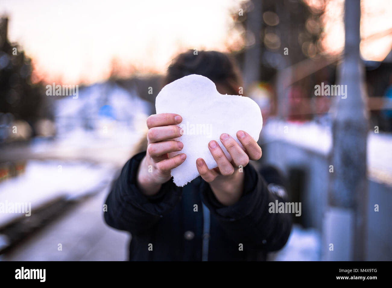 Freddo amore Foto Stock