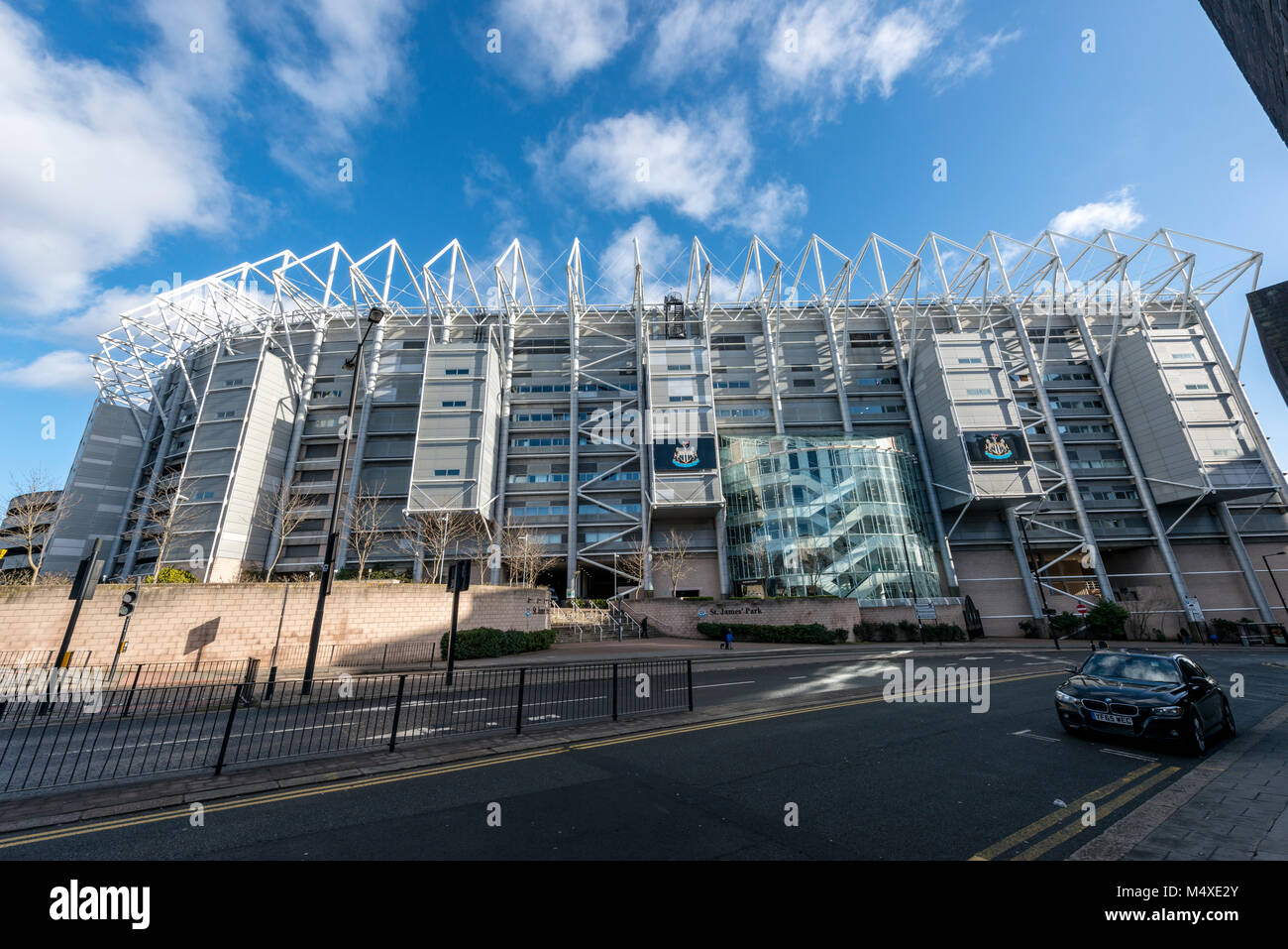 La Newcastle United Football Ground, Newcastle upon Tyne, Regno Unito Foto Stock