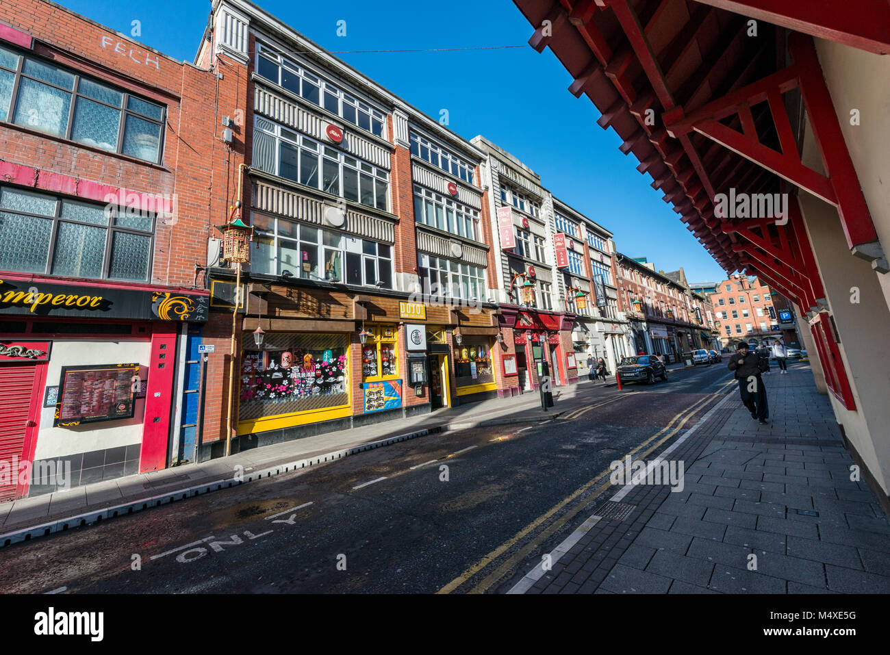 Chinatown, Newcastle upon Tyne, Regno Unito Foto Stock