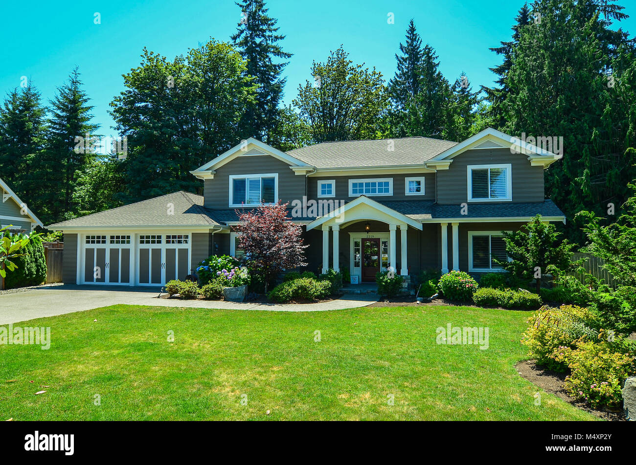 Casa Tradizionale Design & decor interno nel nord-ovest del Pacifico (USA) Foto Stock