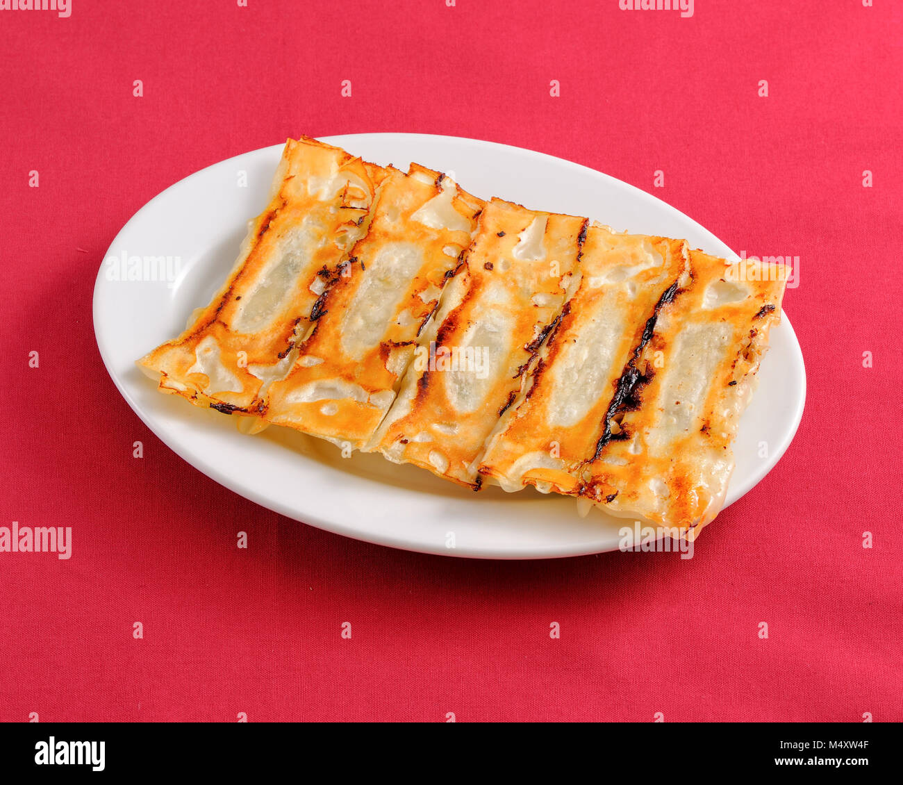 Stick-Gyoza sagomato Foto Stock