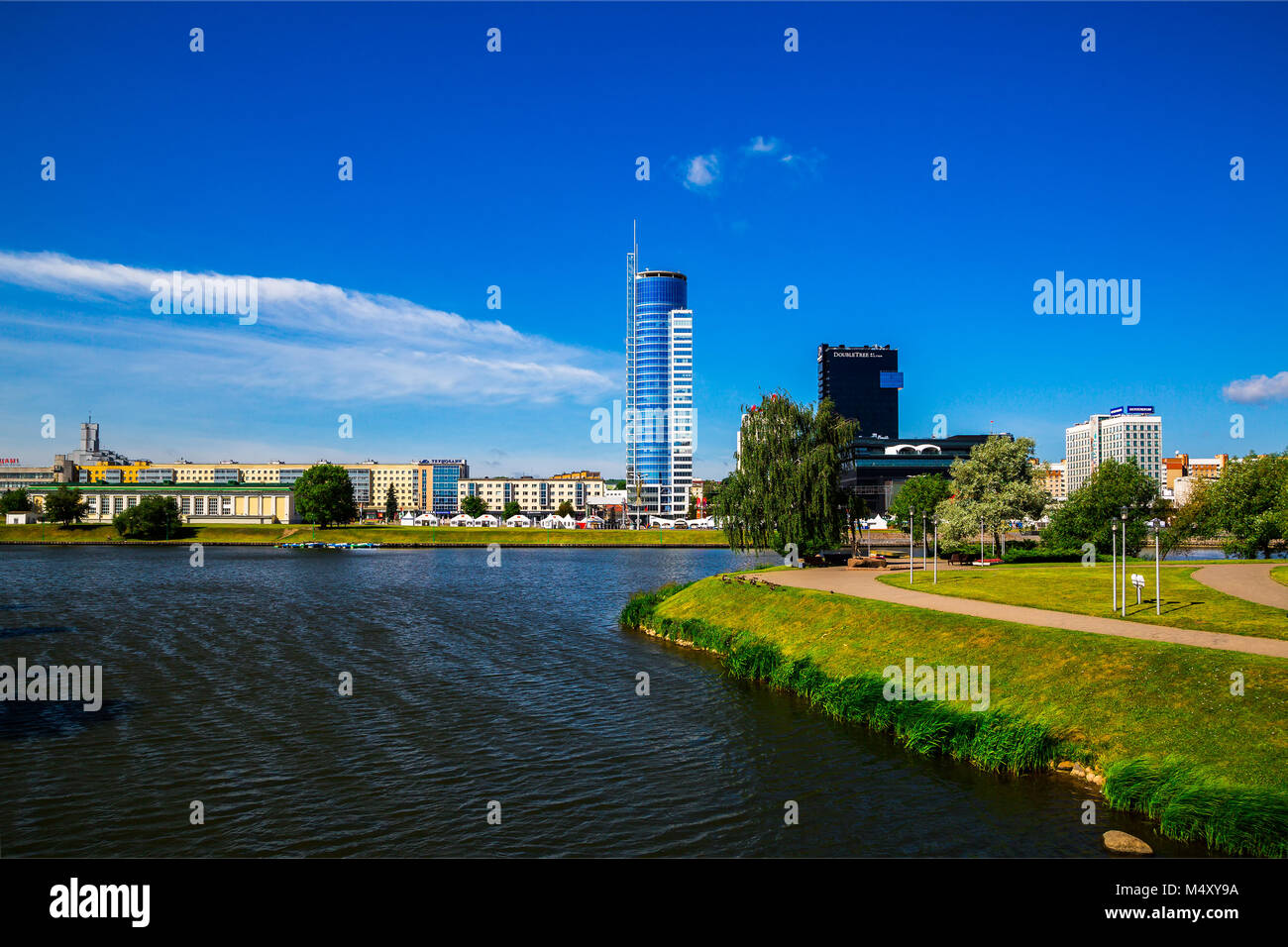 La Bielorussia Minsk, architettura Foto Stock