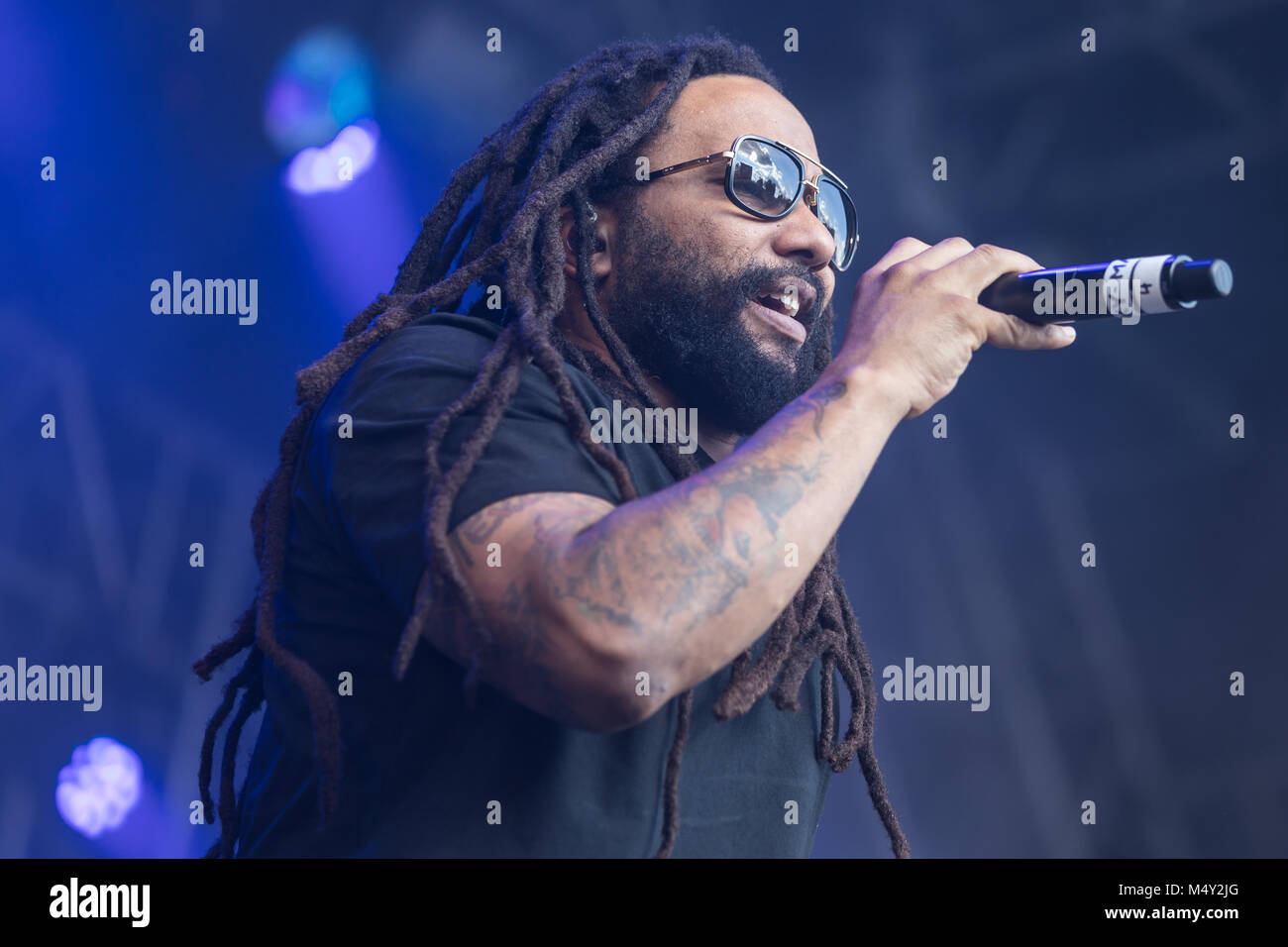 Gentleman e Ky Mani Marley Foto Stock