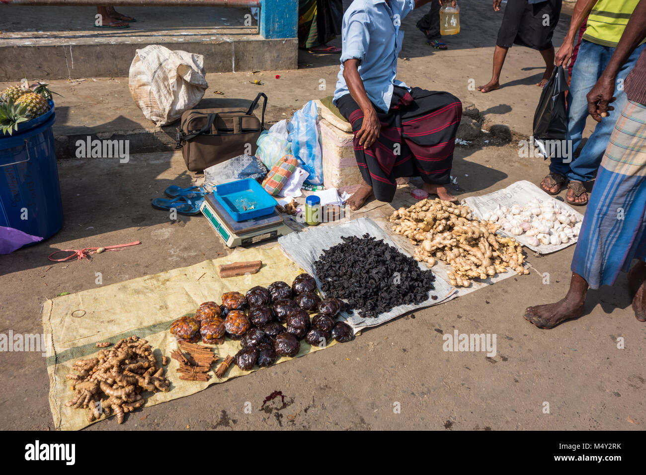 Mercato Negombo, Sri Lanka Foto Stock