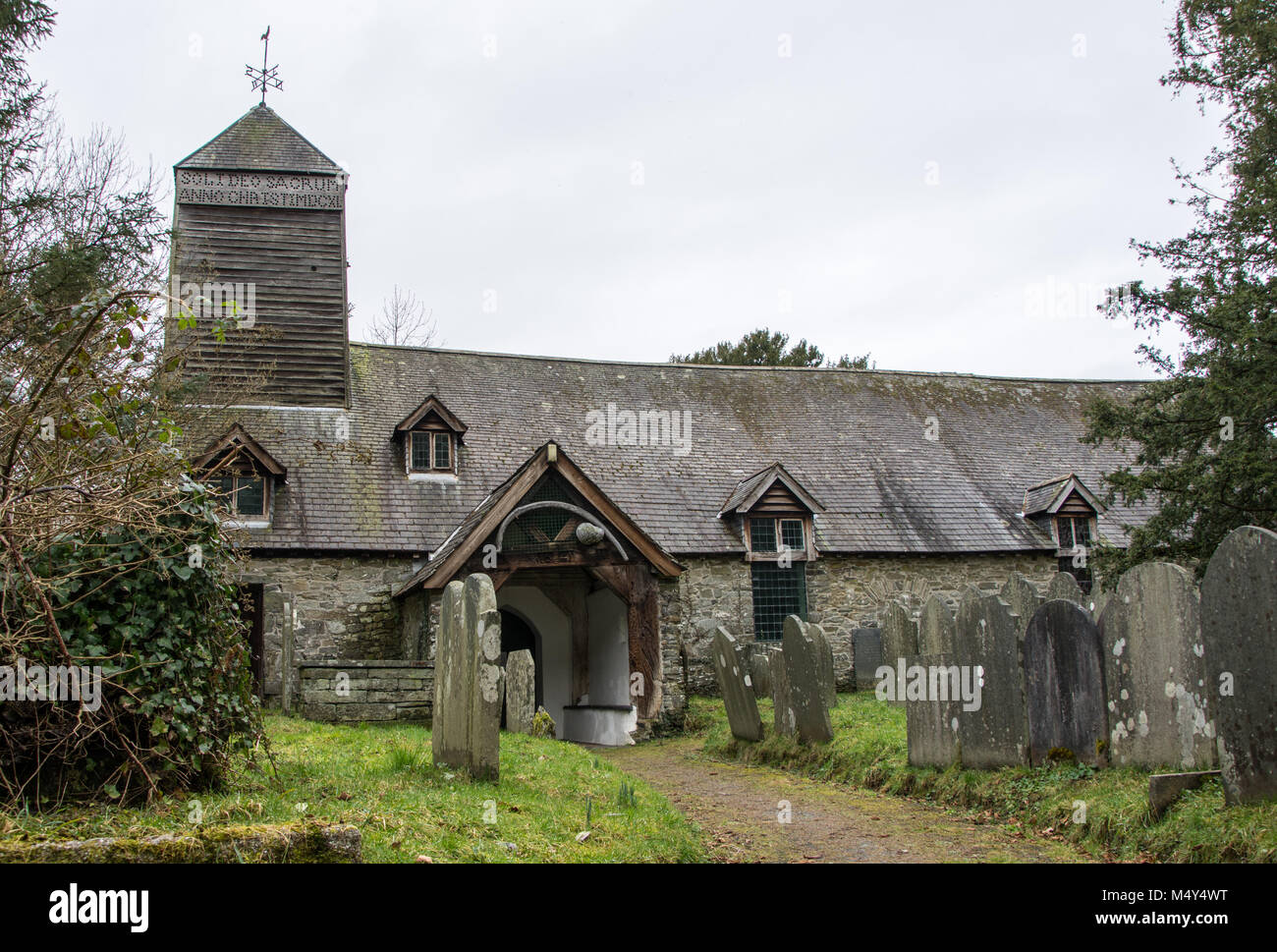 Chiesa Mallwyd Foto Stock