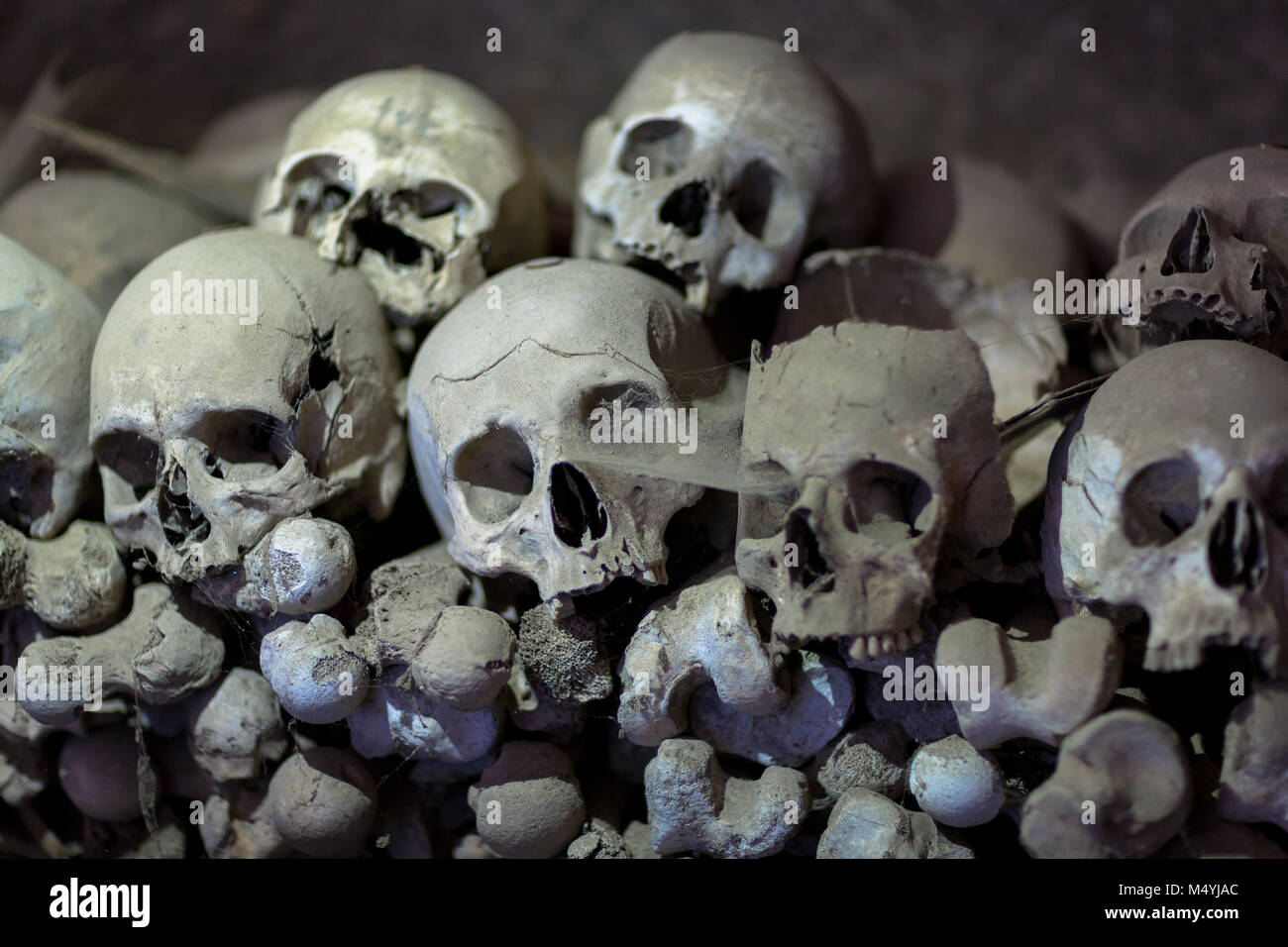 Il cimitero di fontanel,Napoli Foto Stock