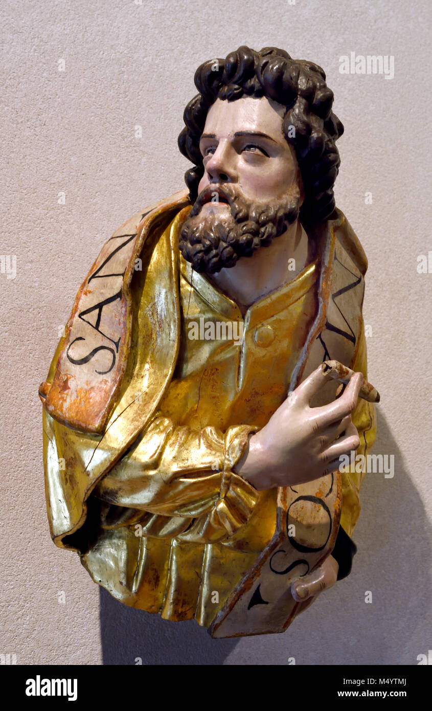 L'evangelista San Luca e San Marco anonimo Maestro 16esimo secolo Spagna, Spagnolo, Foto Stock