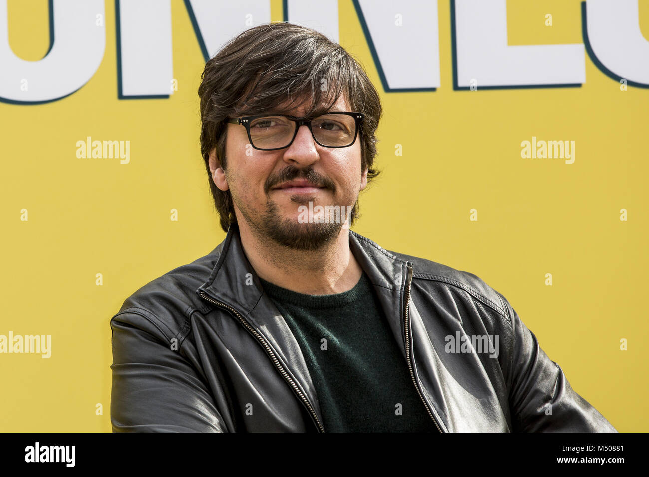 Roma, Italia. 19 Feb, 2018. del Cinema di Roma - Photocall movie sconnessi. L'attore Ricky Memphis - Credit: Riccardo Piccioli/Alamy Live News Foto Stock