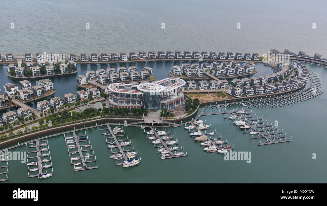 Xiamen Xiangshan Yacht Club Foto Stock